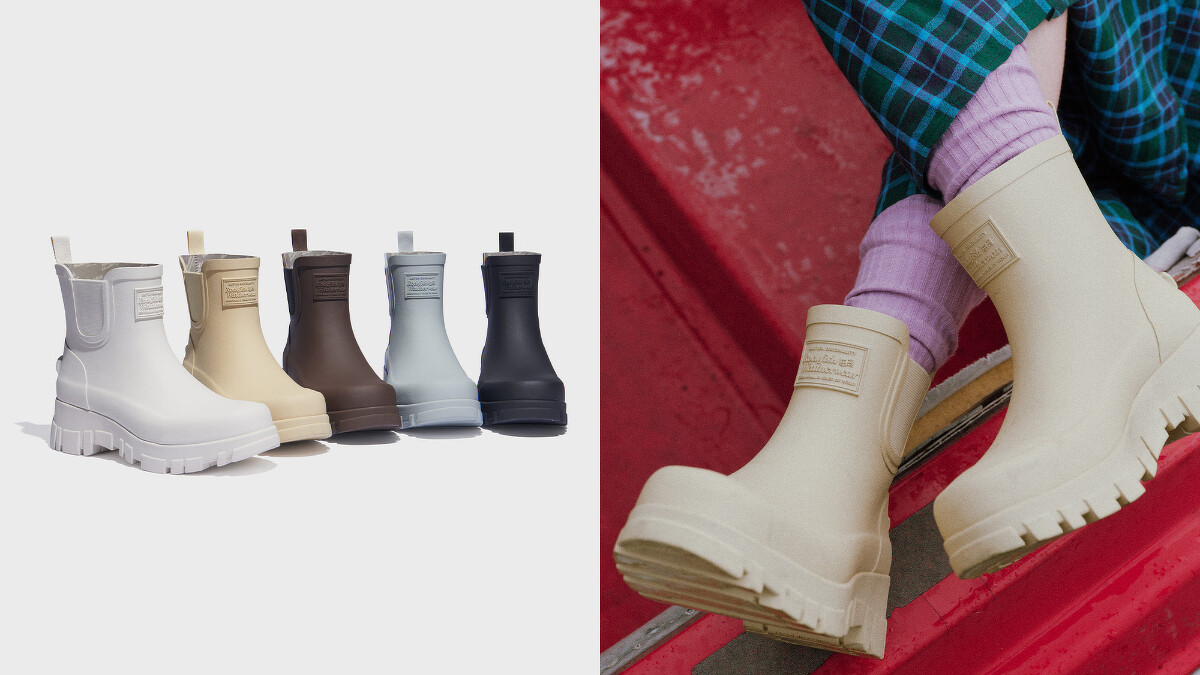 Weatherwear厚底中筒雨靴，Rockfish。