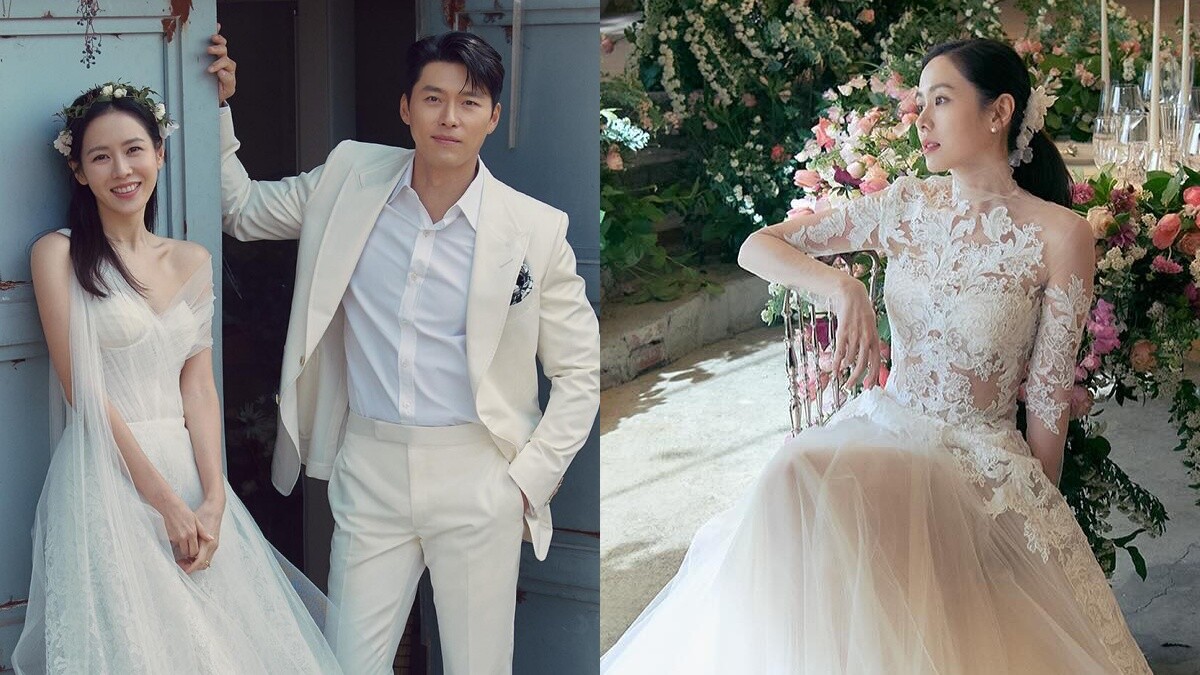 孫藝珍、玄彬慶祝結婚兩週年難得放閃！超仙隱藏婚紗照曝光，兩套都這一牌