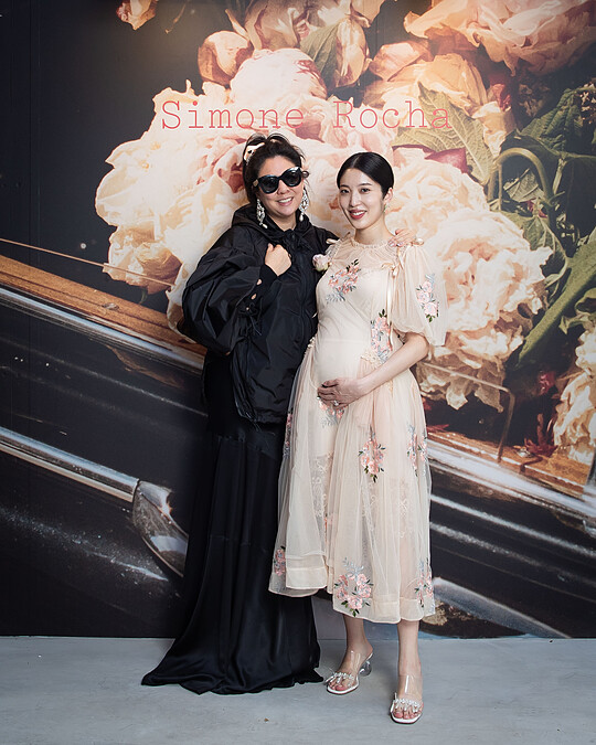 Simone Rocha與喜事集團營運長宋安。