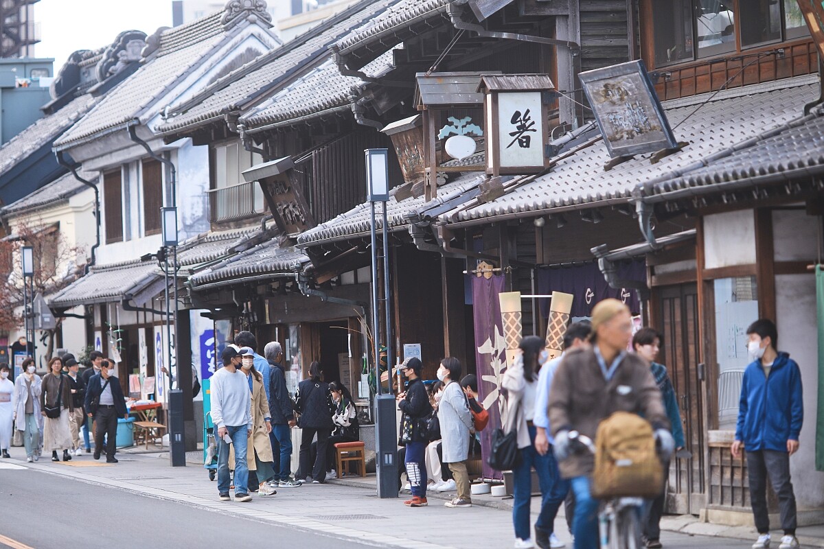 川越藏造老街。