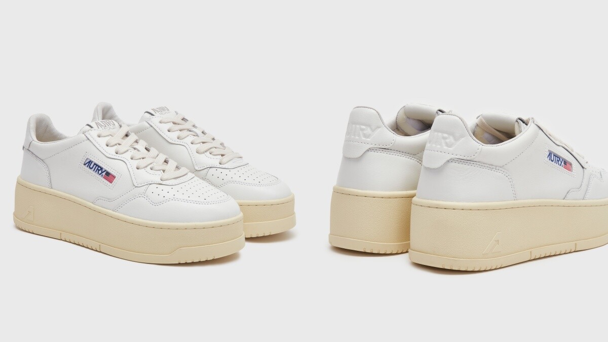 AUTRY純白色Platform厚底鞋NT.6,880