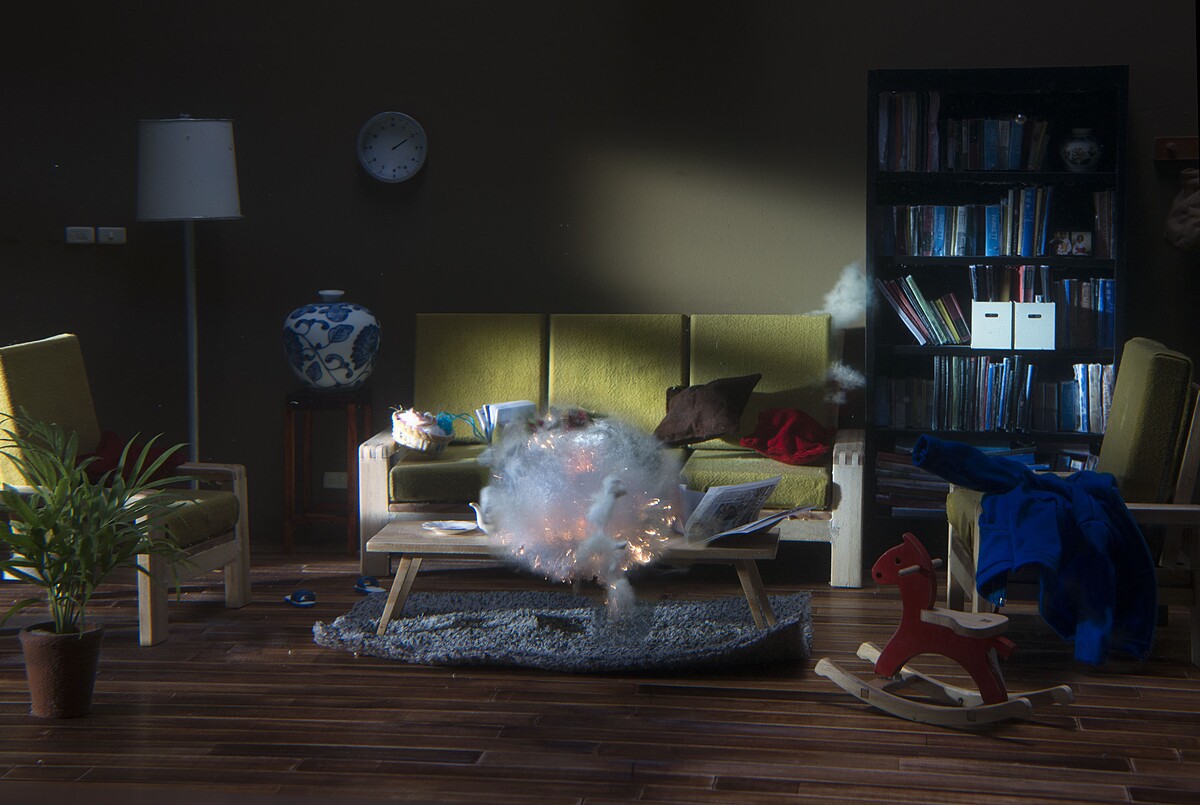 《棲居如詩》，2014，單頻道錄像，5&rsquo;00&rdquo;循環播放。