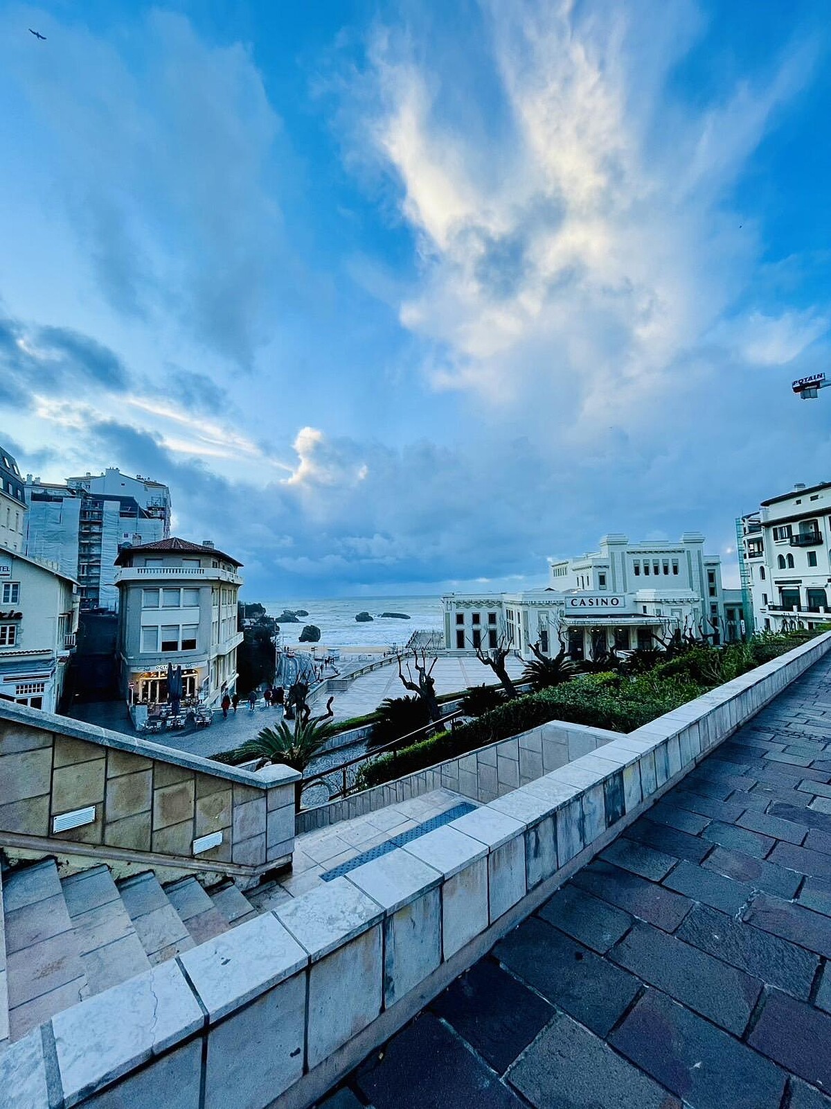 3月的濱海小城略為冷清