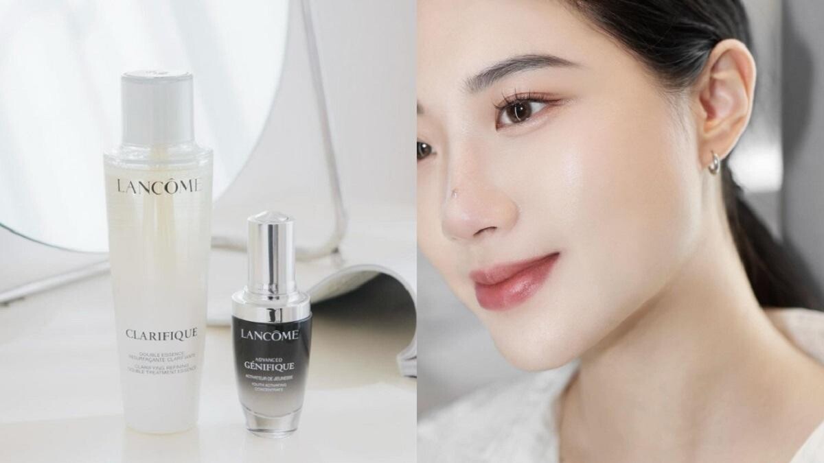 自帶光芒的養膚美學！保養蜜糖蘭蔻小黑瓶x超級極光水，養出素顏好肌底！