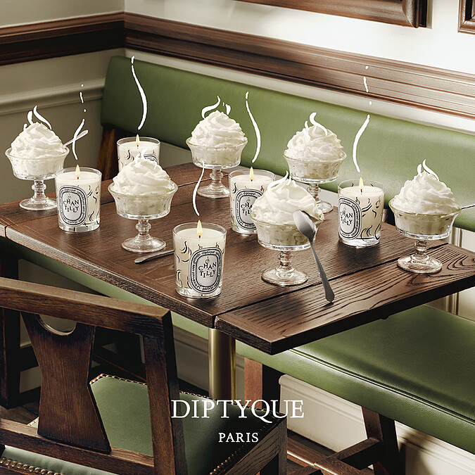 Diptyque 2024限量香氛蠟燭-香緹鮮奶油190g，NT2,300