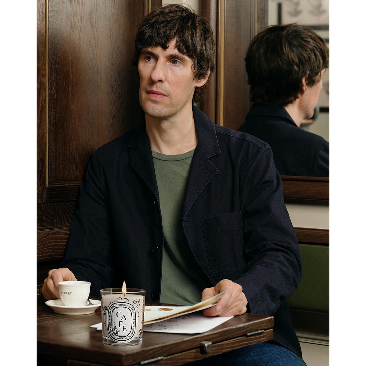 Diptyque合作藝術家Clym和2024限量香氛蠟燭咖啡。