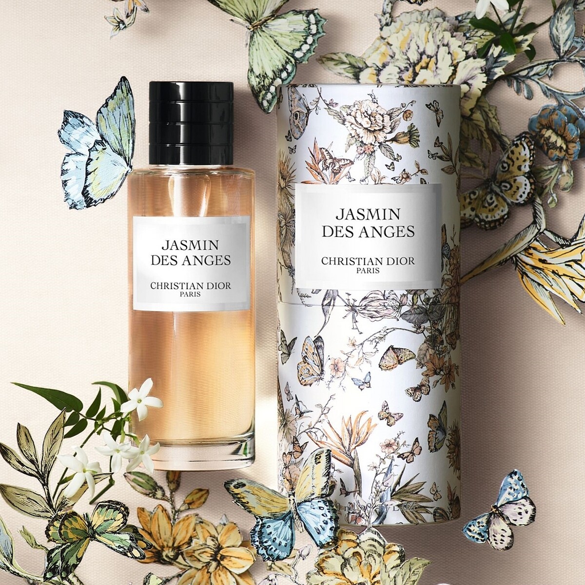 Dior迪奧香氛世家系列晚夏茉莉香氛花園蝶舞限量版125ml,NT10,900、250ml NT16,100(僅於實體櫃台販售)