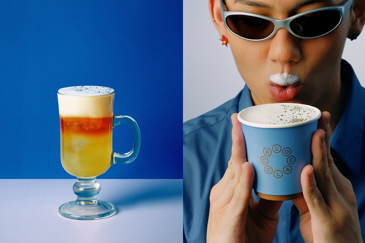 浪花椰子山 Coco Hill：以東南亞國家著名的摩摩渣渣為發想，用鳳梨以及椰奶做出基底。以SOE濃縮萃取的方式，咖啡的酸甜、莓果以及香料調性放大帶入飲品中。