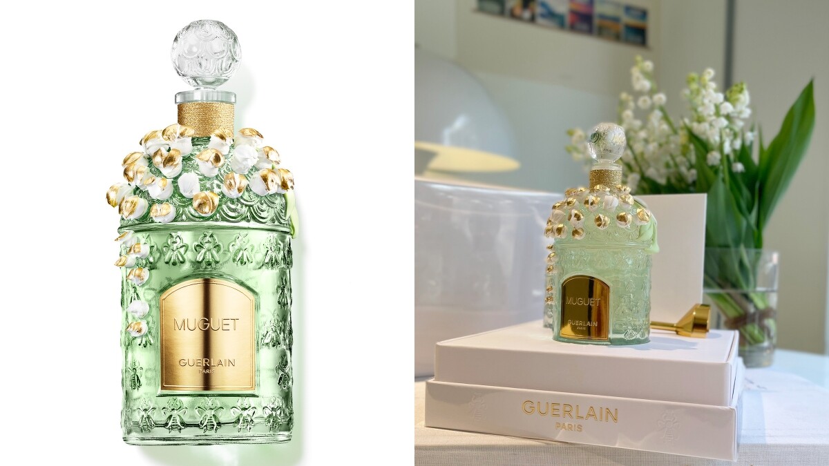 嬌蘭幸福永駐鈴蘭淡香水琉金綻舞蜂印瓶125ml+30ml，NT2,8000，全球限量4855瓶