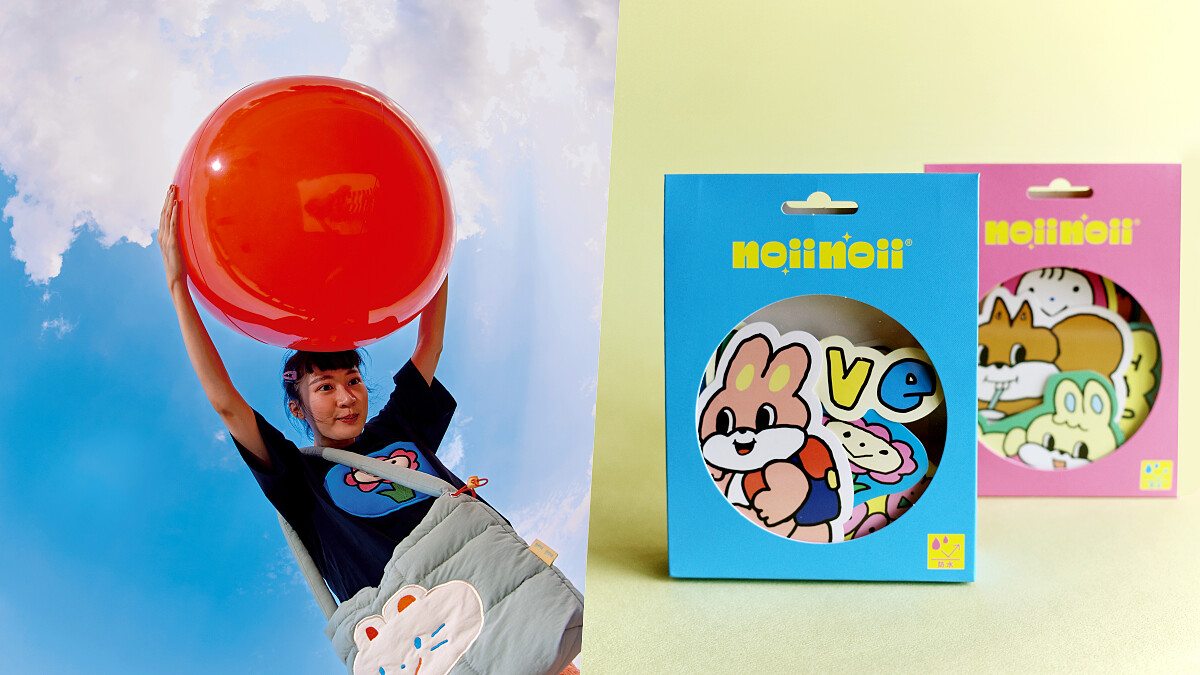 只有可愛當然很可以—台灣獨立插畫品牌 noii noii 五週年企劃：聯手設計師重塑視覺、推出全新角色商品