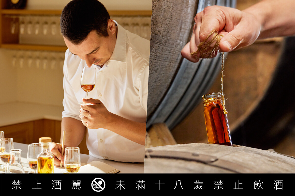 由人頭馬首席酒窖大師巴蒂斯特・盧瓦索親手調和。