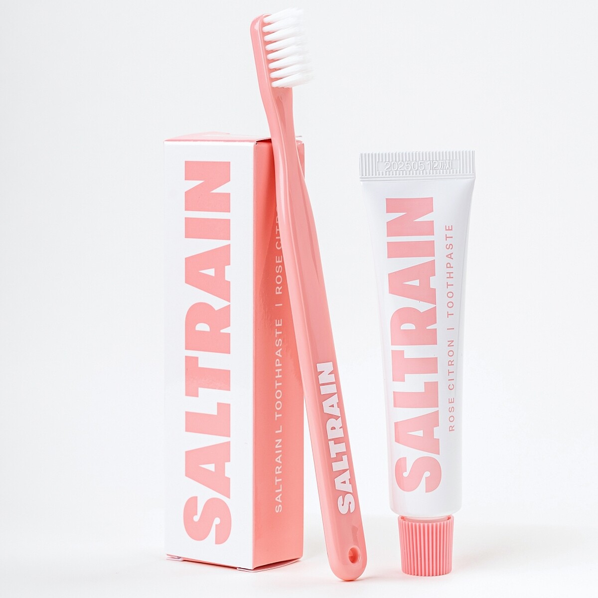 SALTRAIN清恬香檸灰鹽牙膏(粉)30g，NT120、100g，NT260