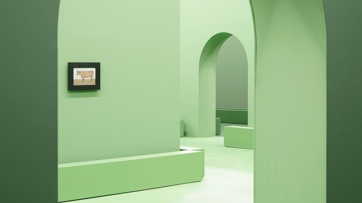 Loewe 2024秋冬秀場空間設計。