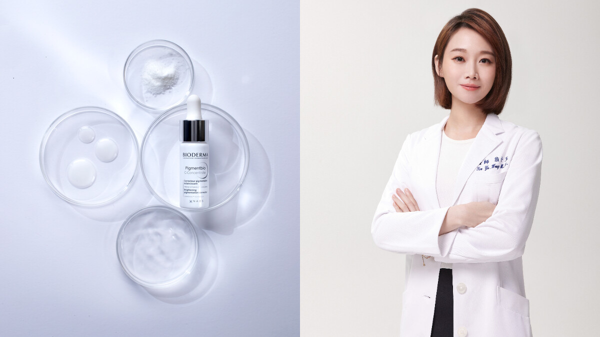 （左）水楊酸、杏仁酸、甘醇酸、果酸怎麼選？歐美流行的大勢「C酸」保養，皮膚科醫師教你聰明選、正確用，改善粉刺痘痘，淡斑提亮一併Get！（右）雙和醫院翁子玉醫師