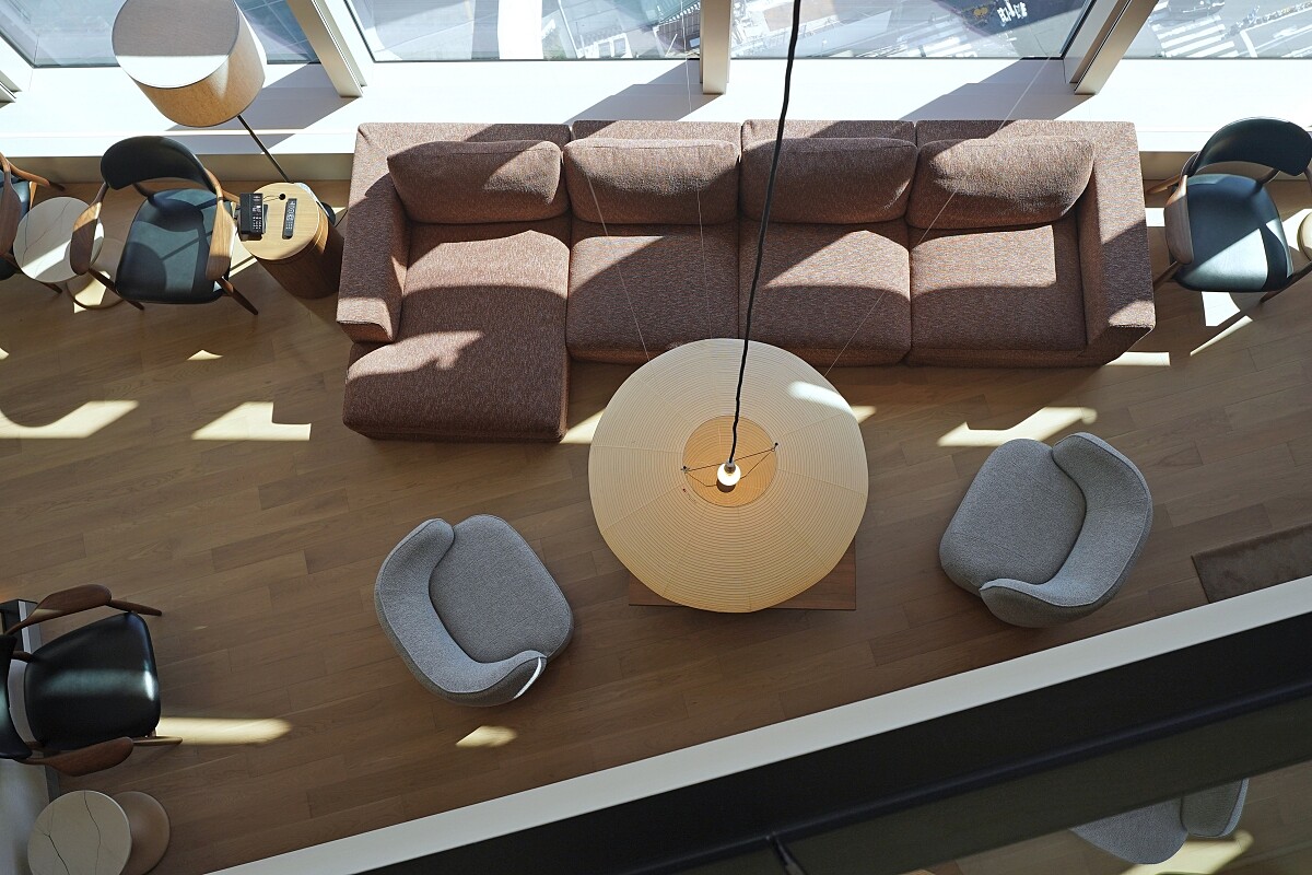 「虎之門套房」是面積達1,722平方英尺寬闊的樓中樓空間。