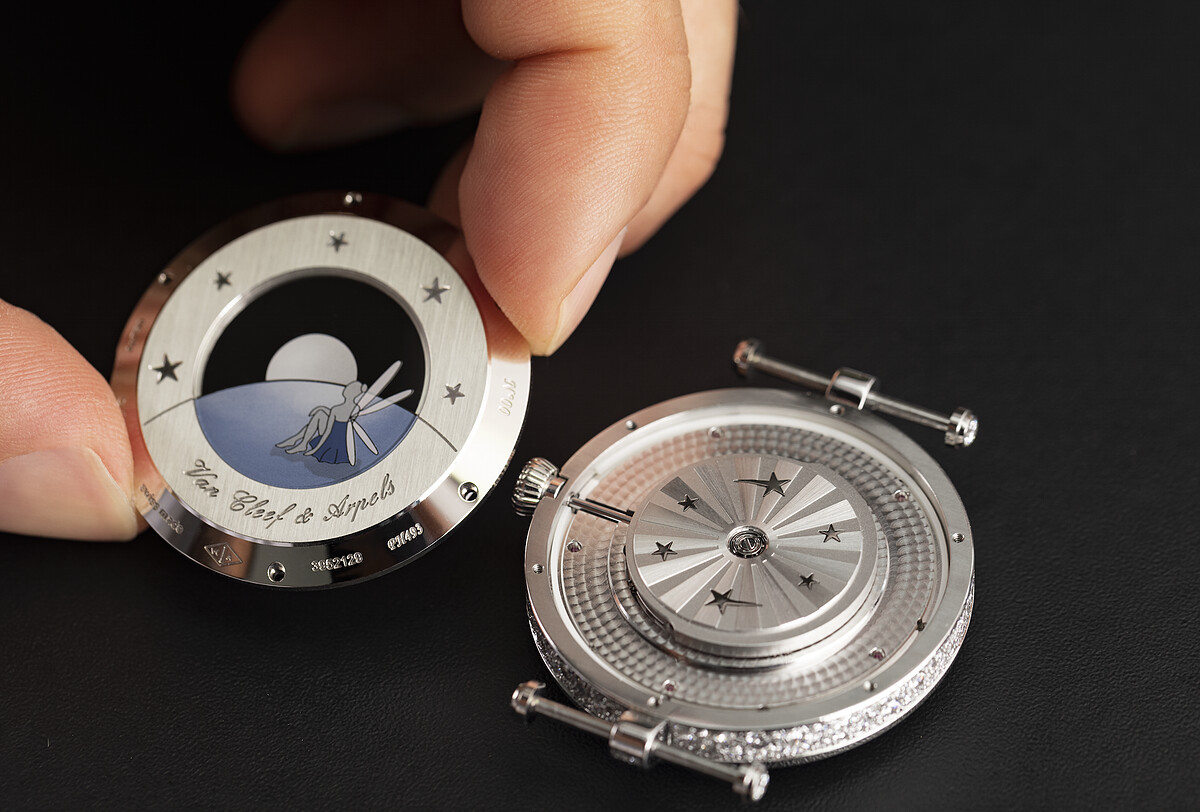 VCA 2024新錶亮點：Lady Jour Nuit 腕錶 工藝圖