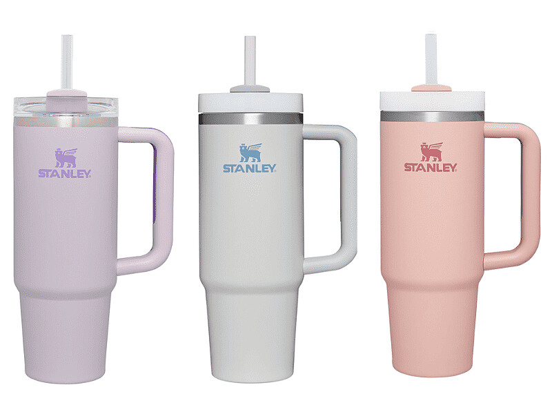 丁香紫、霧灰藍、柔霧粉