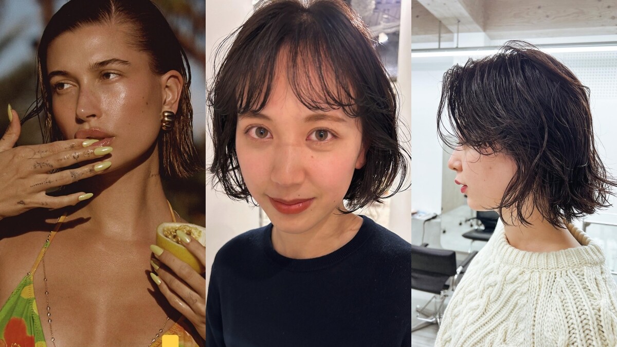 2024夏季短髮造型推薦：Hydro Bob 水感鮑伯，完美融合經典和前衛