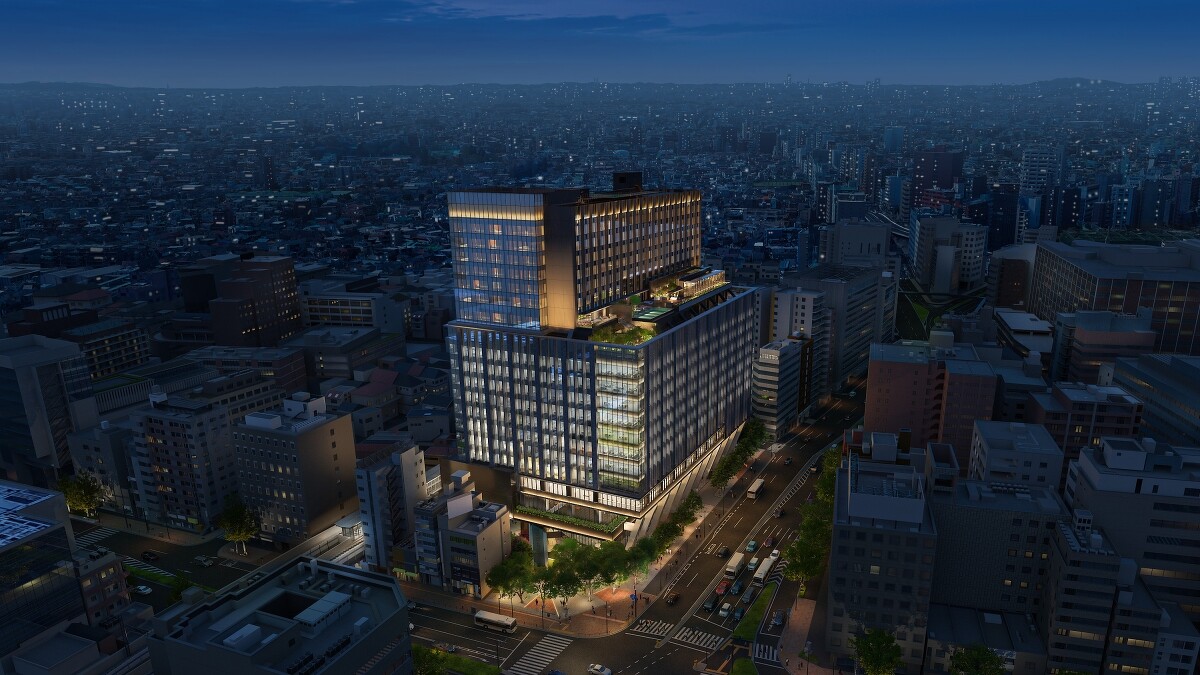 「OMO5 東京五反田 by 星野集團」位於「五反田JP大樓」內。