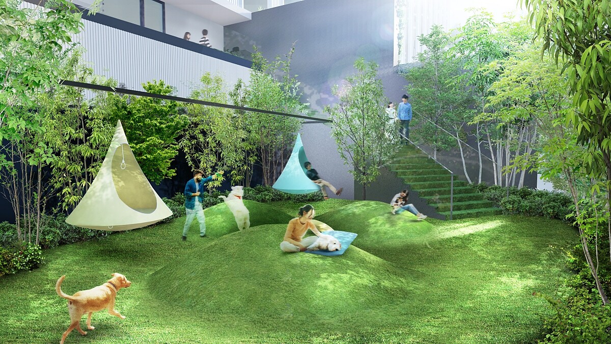 愛犬也能一起體驗住宿。