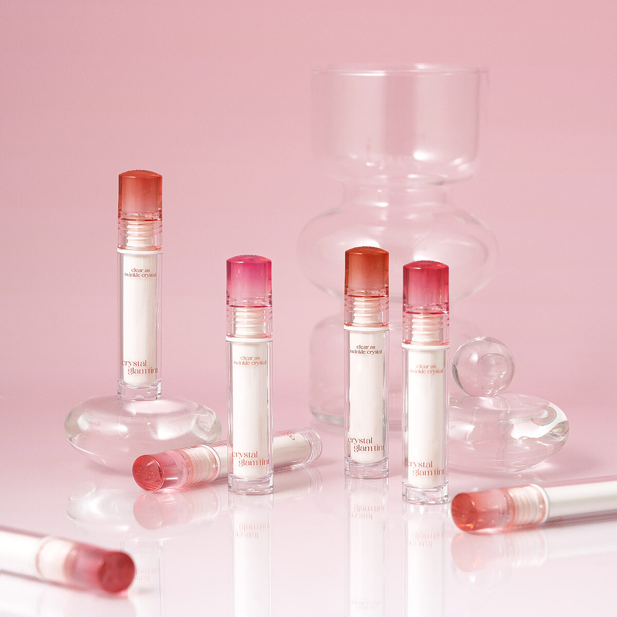 CLIO水晶糖心光潤唇釉情境圖。