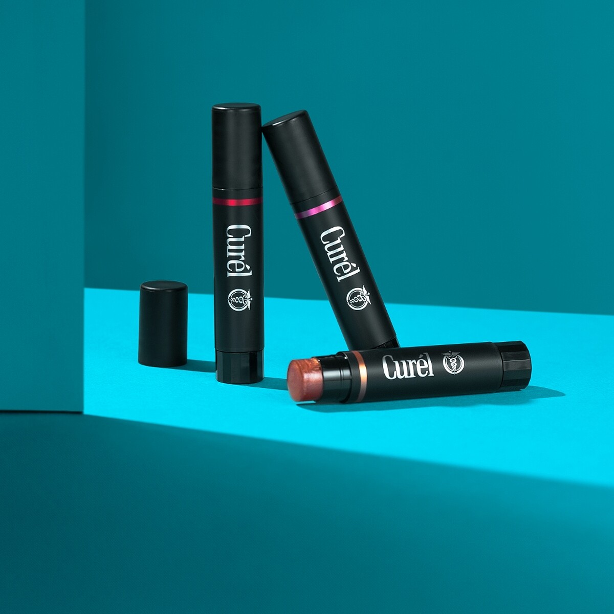 Cur&eacute;l潤浸保濕光透勻彩潤唇膏(共3色)，NT450