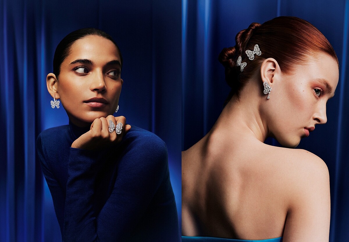 De Beers Portraits of Nature 系列 butterfly 高級珠寶。