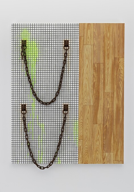 MAKI Gallery Keisuke Tada, &ldquo;trace / dimension #54&rdquo;, 2023, Oil, acrylic, and pigment on canvas, 162.0 x 130.3 x 6.0 cm. Image courtesy of the artist and MAKI Gallery。