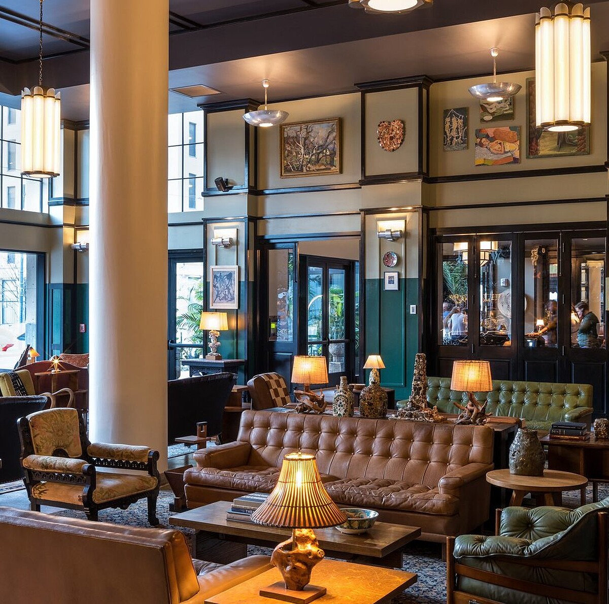 最大特色為寬敞的社交空間。