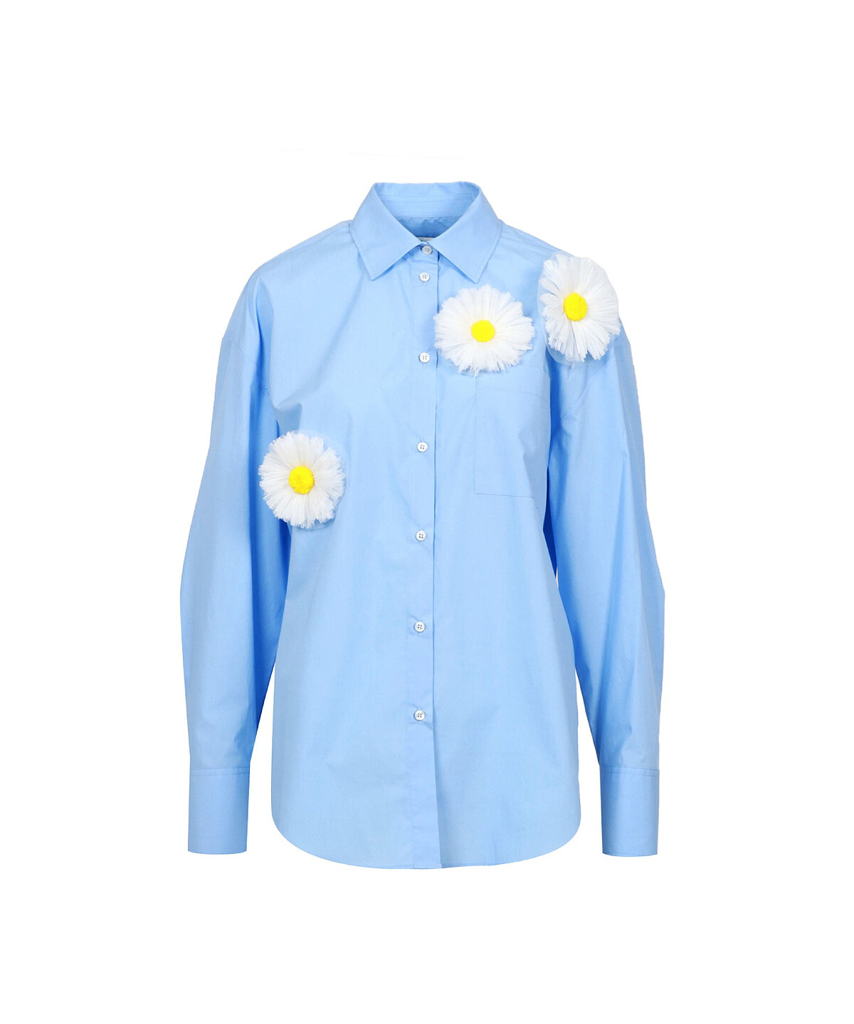 MSGM 立體雛菊貼花襯衫，NT15,800。