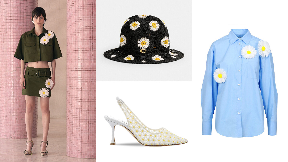 春夏雛菊單品盤點，漁夫帽、長夾、高跟鞋...打造優雅活力造型