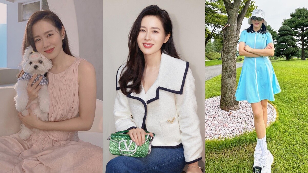 從孫藝珍日常私服找優雅靈感！飄逸長洋裝、俐落西外，連高爾夫球裝都是教科書等級