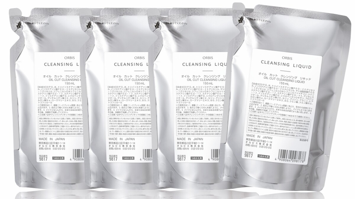 Orbis澄淨卸妝補充組，NT1,560