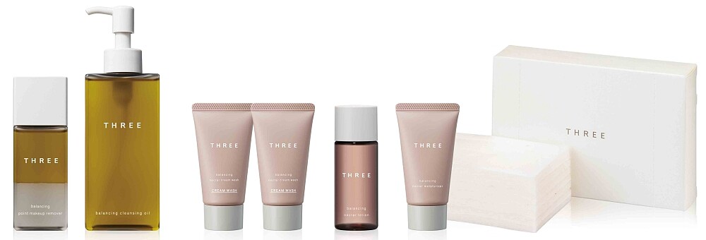 THREE平衡潔膚組，NT2,750