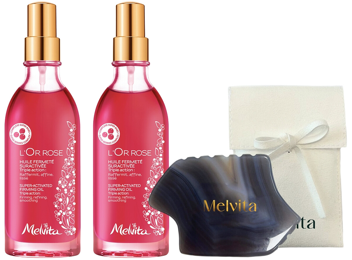 Melvita蜜葳特粉紅美體組新光三越南西店一館限定組，NT3,008