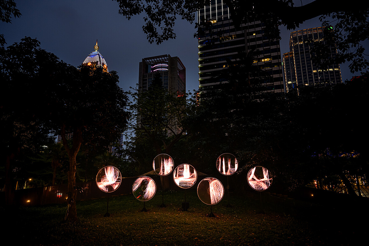 《2024粉樂町》黑川互動媒體藝術_無限光景