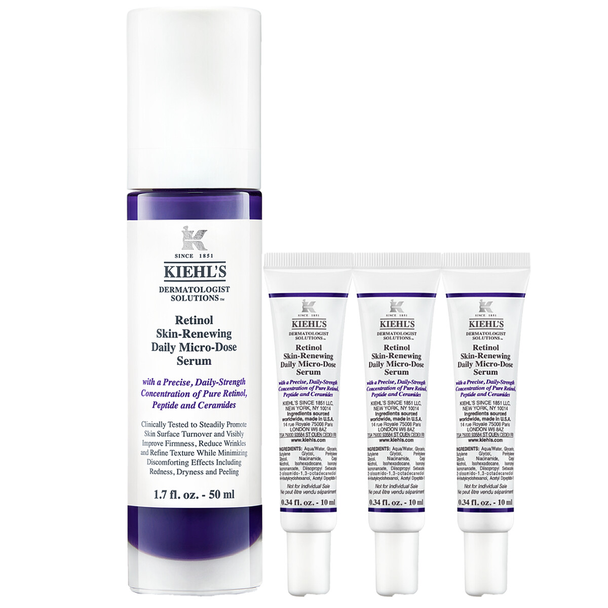 Kiehl&rsquo;s契爾氏A醇首四限定買大送小，NT3,550