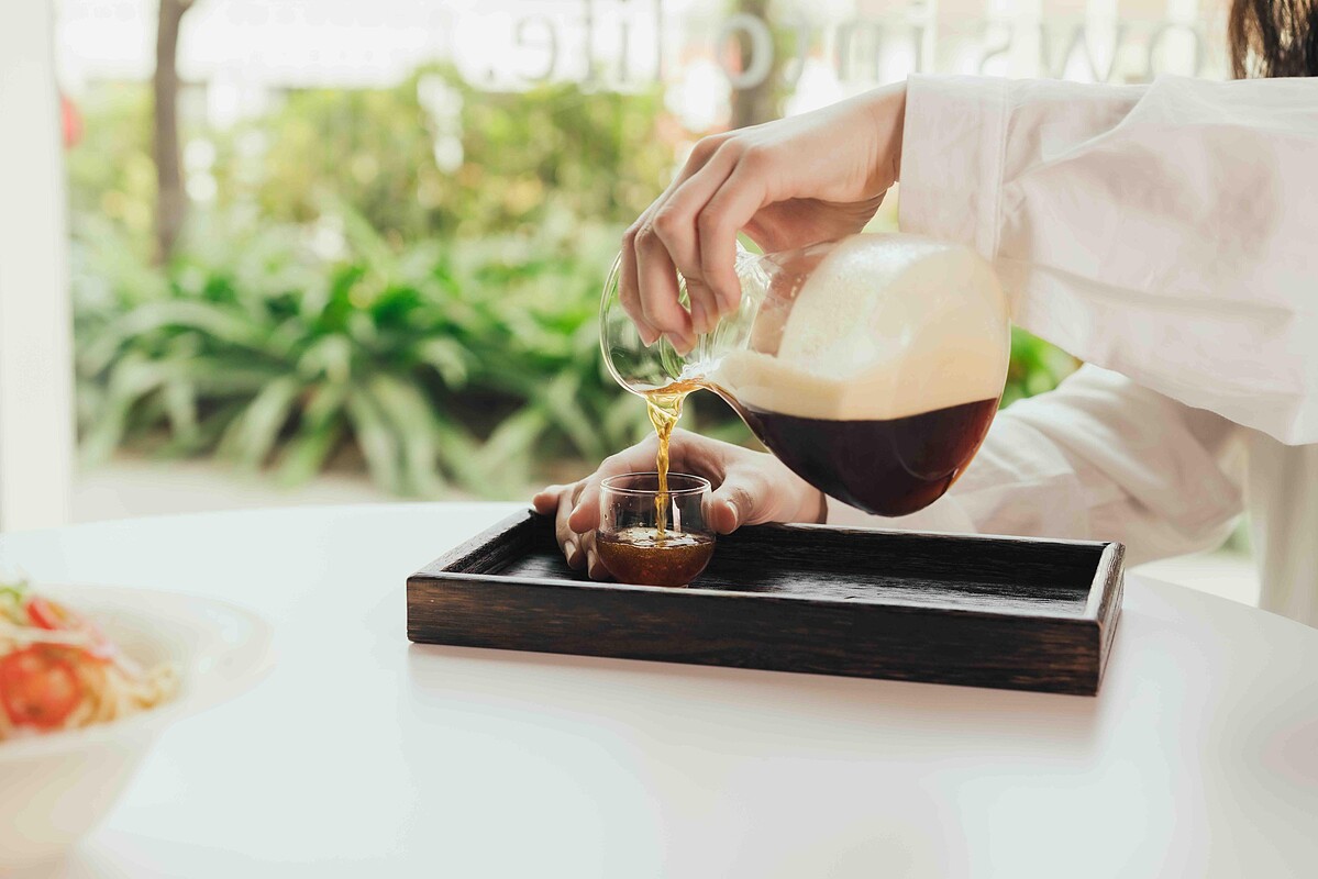 以飲食體驗作為空間基礎，探索人類最基礎之生命動作「食」之美。圖片來源：留白計畫 blank plan。