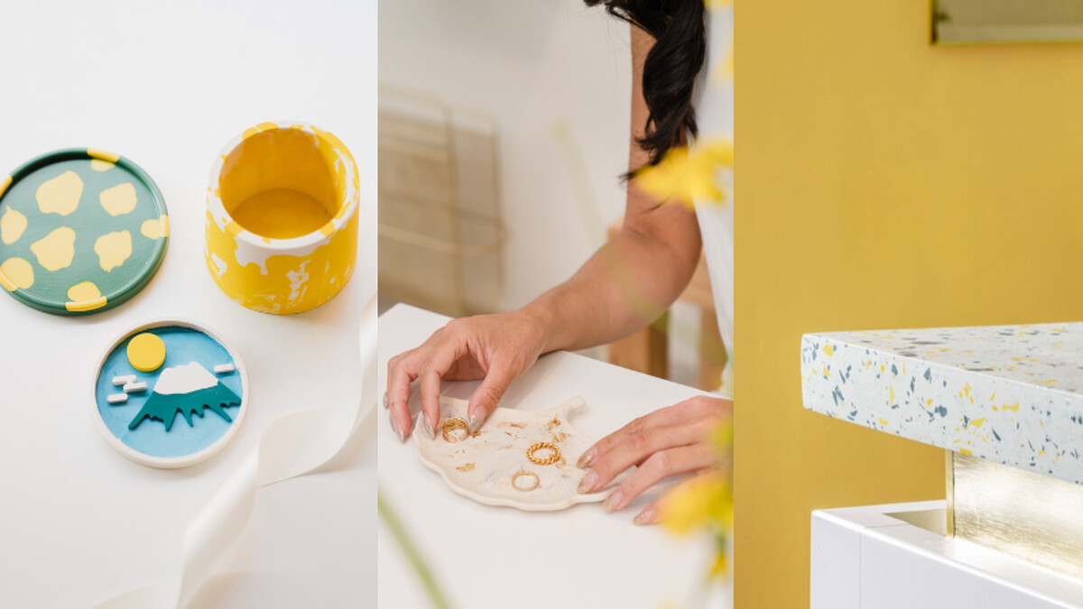 從建材到藝術創作，「Jesmonite英國爵石」礦石樹脂的運用領域非常廣泛。