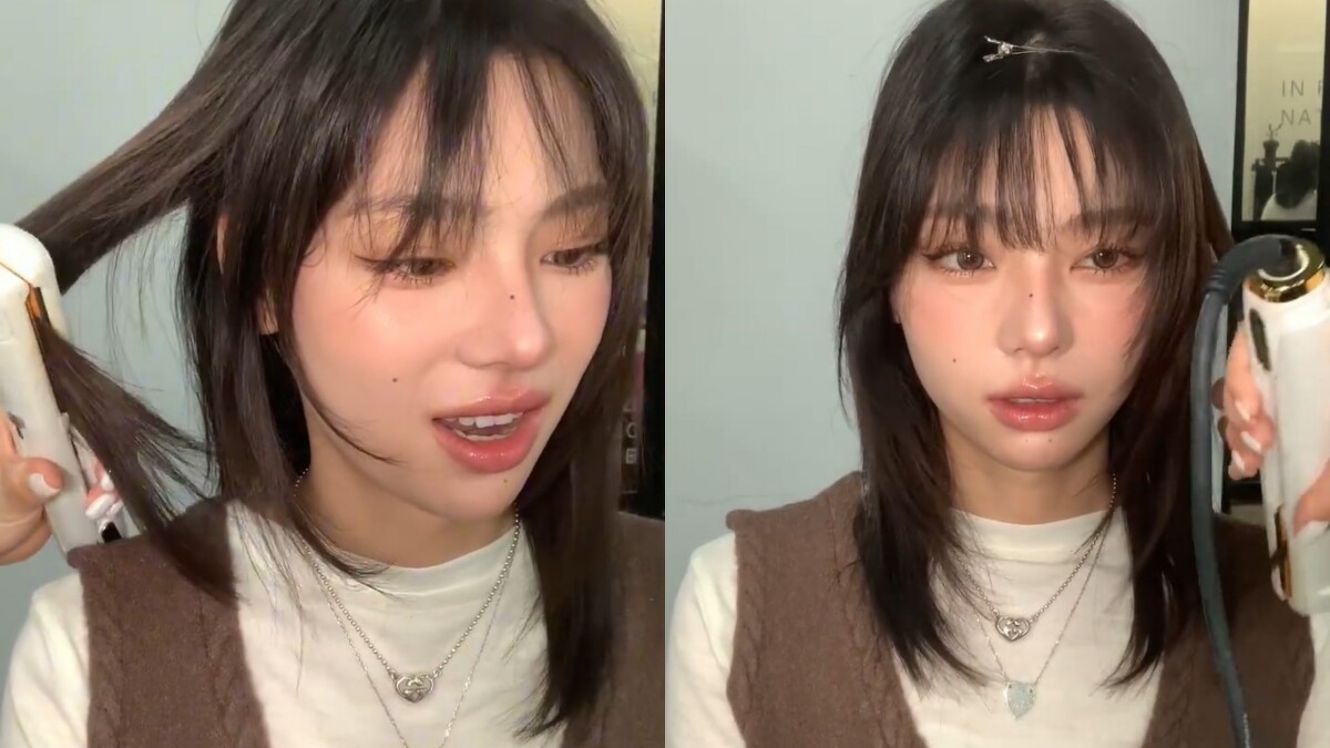 離子夾平行、垂直差異(圖/小紅書@化妝師啊嘴)