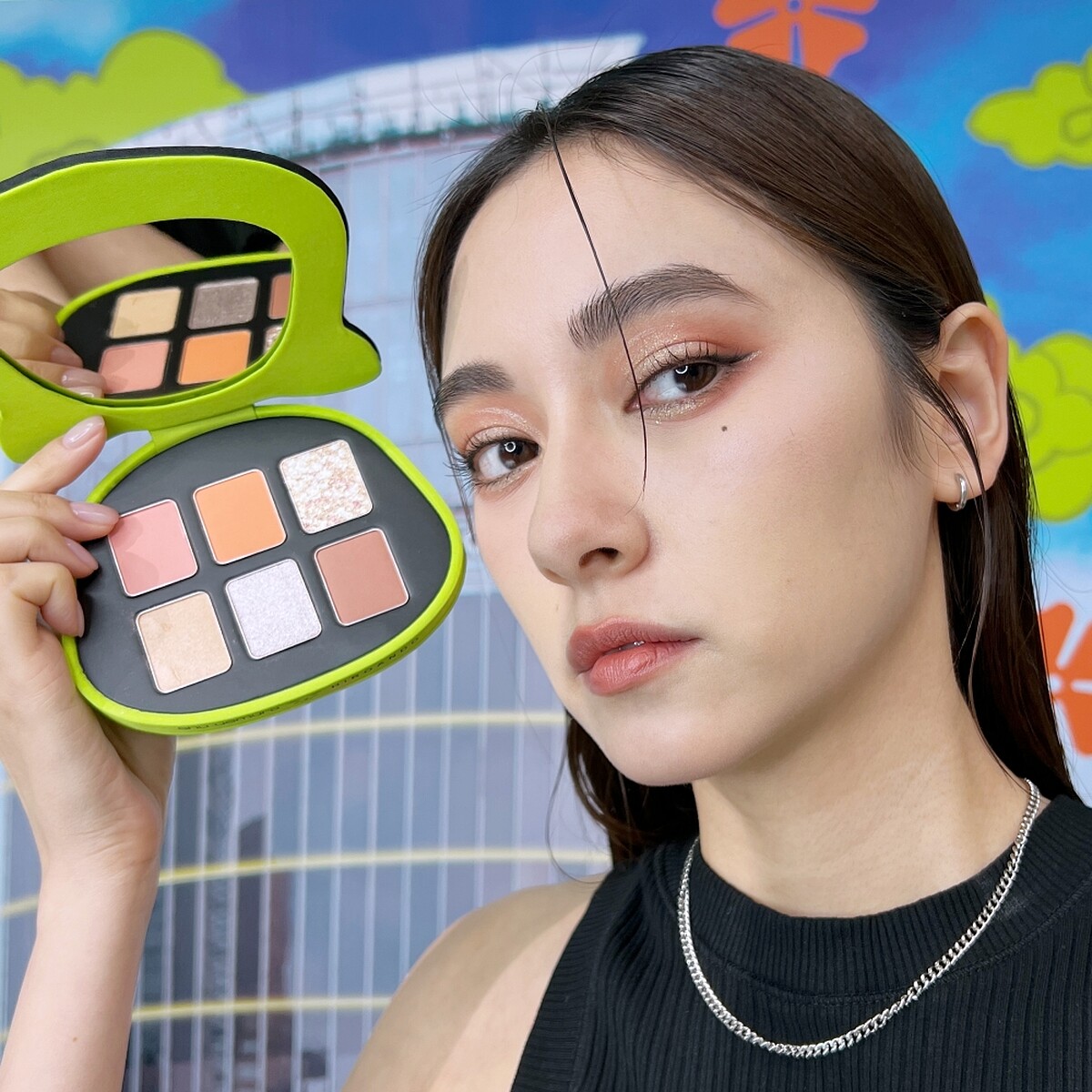 shu uemura x Hiro Ando潮虎東京限量系列六色眼影盤眼部實擦。