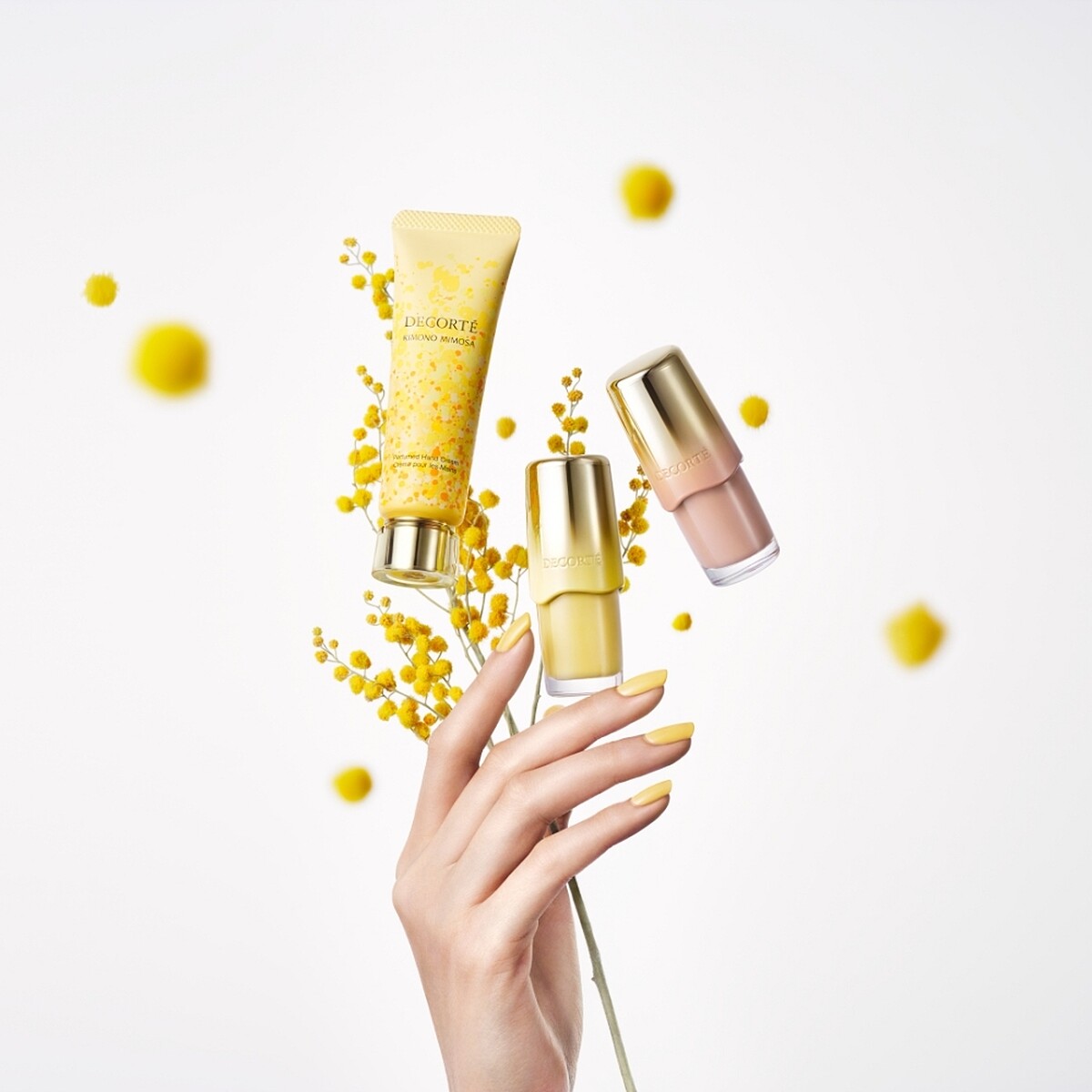 黛珂和服之戀護手霜MIMOSA黃花含羞草，NT800