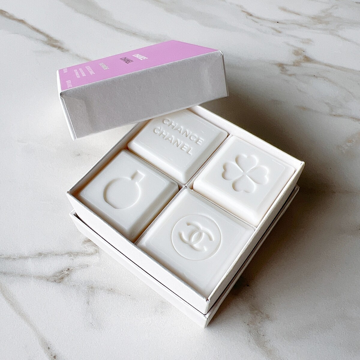 香奈兒CHANCE幸運之骰香氛皂4*40g，NT3,250