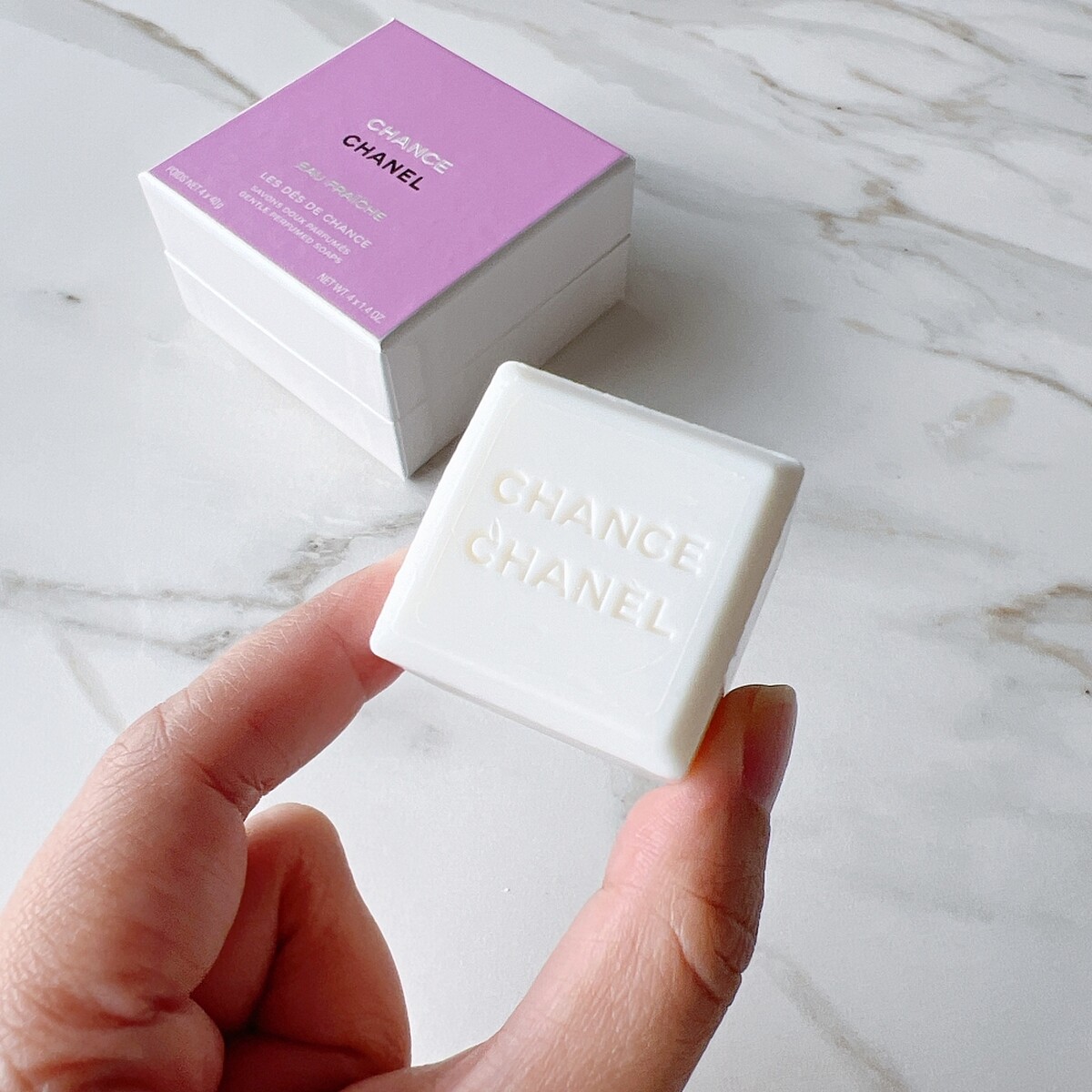 香奈兒CHANCE幸運之骰香氛皂4*40g，NT3,250