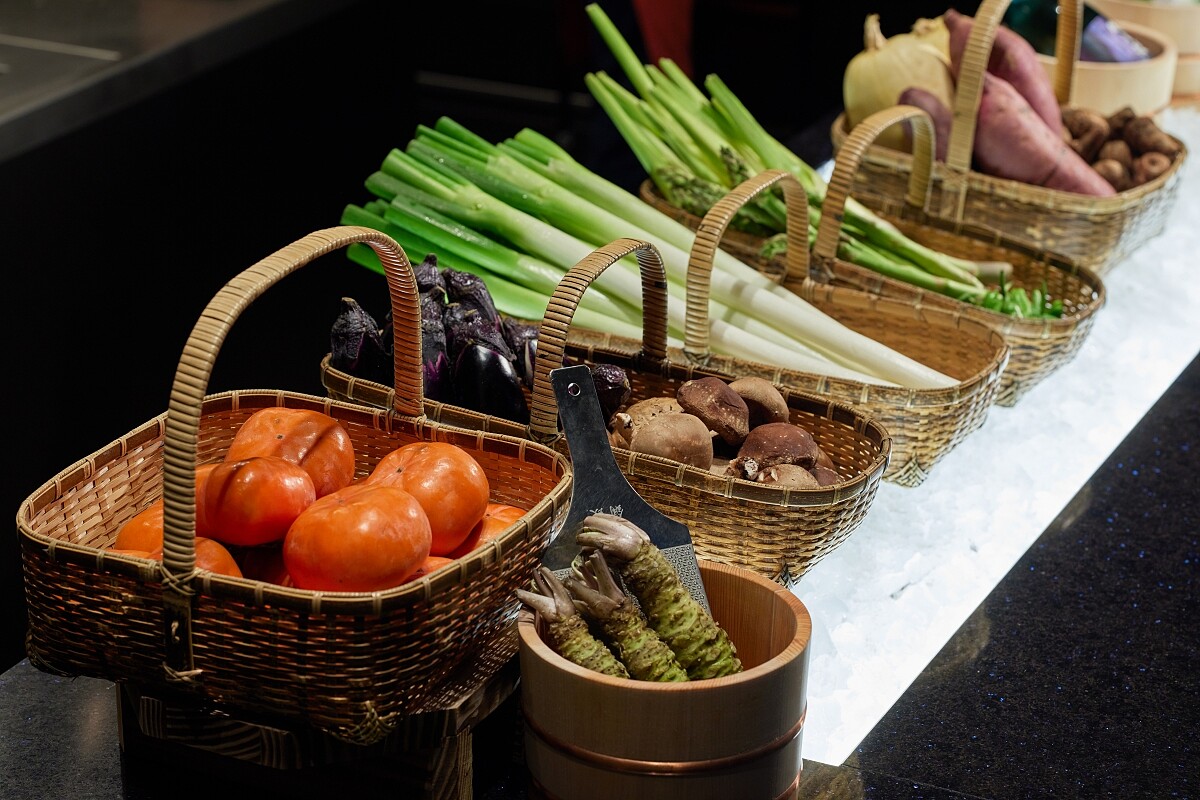 吧台將陳列每日精選食材。