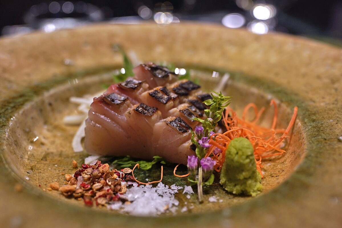 「鯖魚刺身」。