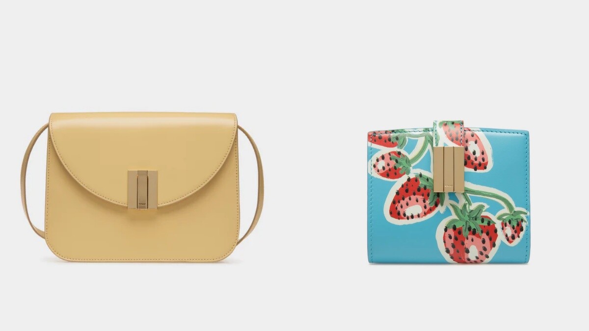 OLLAM 五金斜肩包 NT.58,800、Ollam 印花短夾 NT.22,800