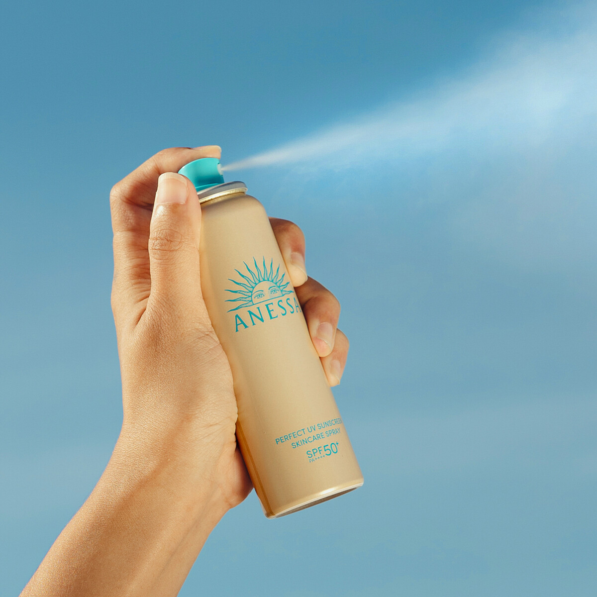 安耐曬金金鑽高效防曬噴霧NA SPF50+/PA++++60g，NT600