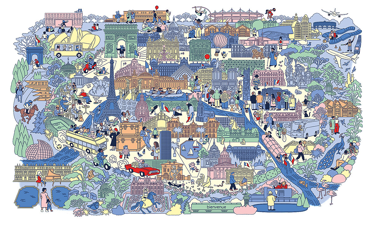 內頁並委託藝術家、攝影師和當代插畫界人士進行創作。