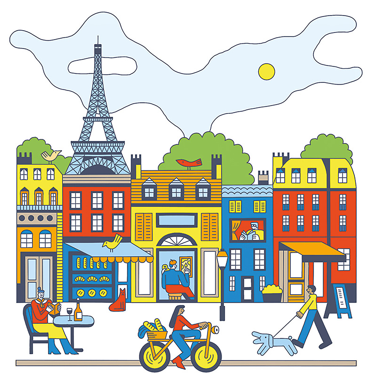 書籍與各個插畫家合作，繪製風格獨具的畫作。